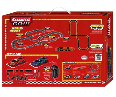 Carrera Go 20062575 Ferrari Power Racing 8,6m