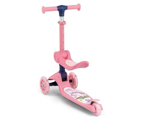 Milly Mally Scooter Fuzzy Pink