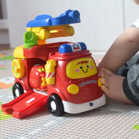 Autka Tut Tut Wóz strażacki interaktywny edukacyjny 60810 VTech baby Trefl