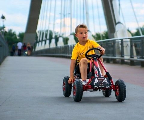 Gokart na pedały Thor Pink