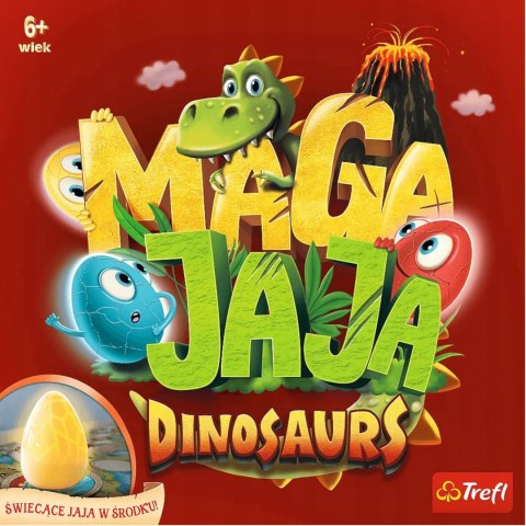 Gra rodzinna planszowa towarzyska Magajaja Dinosaurs 6+ Trefl 02281