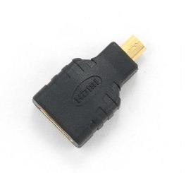 Adapter HDMI Gembird | Wejście 19 pin HDMI Typ A | Żeńskie | Wyjście 19 pin micro HDMI Typ D | Męskie | Gwarancja 12 miesięcy