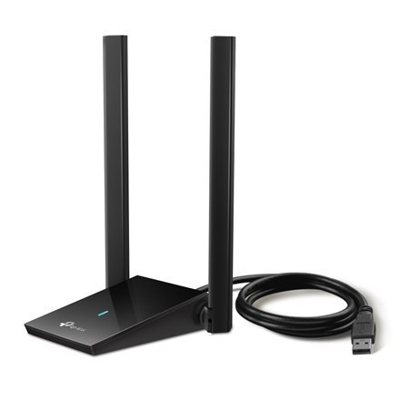 Adapter sieciowy USB 3.0 TP-LINK z obsługą standardów IEEE 802.11b/g/a/n/ac/ax (Wi-Fi 6)