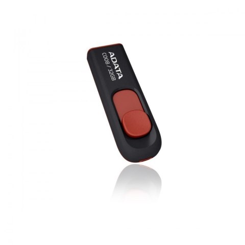 ADATA | C008 | 32 GB | USB 2.0 | Czarny/Czerwony