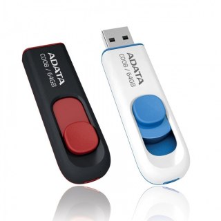 ADATA | C008 | 64 GB | USB 2.0 | Biało/Niebieski