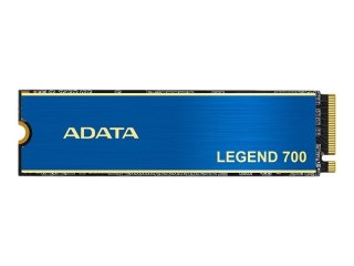 ADATA | LEGEND 700 | 512 GB | Format SSD M.2 2280 | Interfejs SSD PCIe Gen3x4 | Prędkość odczytu 2000 MB/s | Prędkość zapisu 160