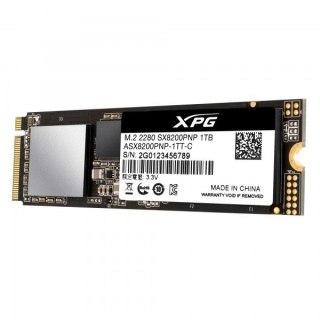 ADATA | XPG SX8200 Pro | 1000 GB | Interfejs SSD M.2 NVME | Prędkość odczytu 3500 MB/s | Prędkość zapisu 3000 MB/s