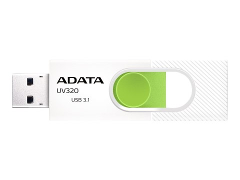 ADATA Pamięć USB UV320 128GB 3.2 Gen1 Biało-Zielona