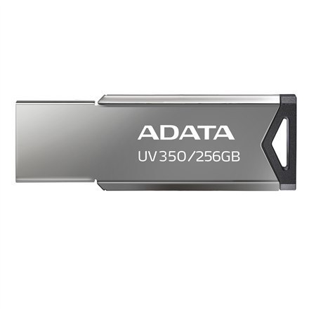 ADATA | USB Flash Drive | UV350 | 256 GB | USB 3.2 | Srebrny