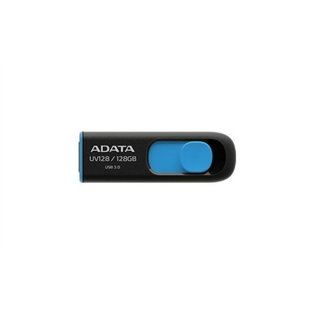 ADATA | UV128 | 128 GB | USB 3.0 | Czarny/Niebieski