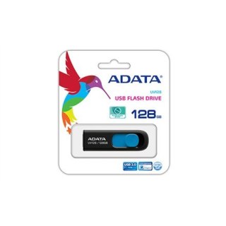 ADATA | UV128 | 128 GB | USB 3.0 | Czarny/Niebieski