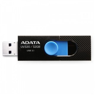 ADATA | UV320 | 32 GB | USB 3.1 | Czarny/Niebieski