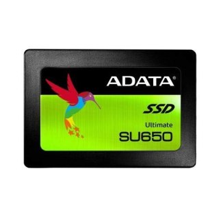 ADATA | Ultimate SU650 | ASU650SS-240GT-R | 240 GB | Format SSD 2,5" | Interfejs SSD SATA | Prędkość odczytu 520 MB/s | Prędkość