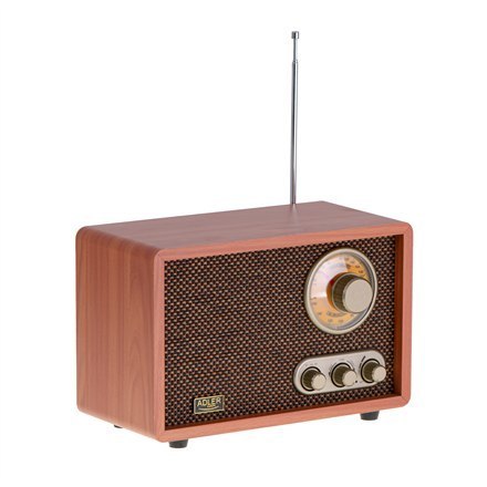 Adler | AD 1171 | 10 W | Brązowy | Retro Radio