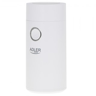 Adler | AD 4446ws | Młynek do kawy | 150 W | Pojemność ziaren kawy 75 g | Liczba filiżanek szt. | Biały