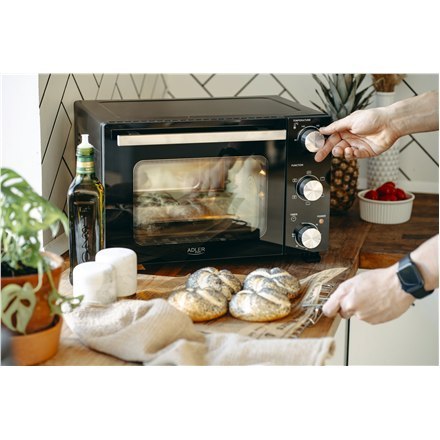 Adler AD 6024 Electric oven, 22 L, Black