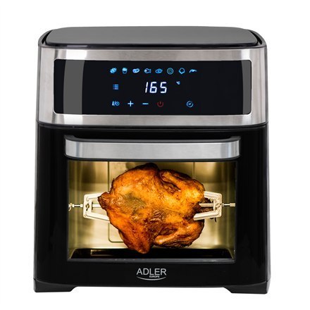 Adler | AD 6309 | Airfryer Oven | Moc 1700 W | Pojemność 13 L | Stal nierdzewna/czarny