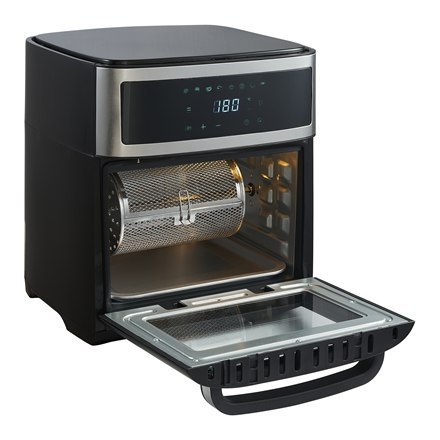 Adler | AD 6309 | Airfryer Oven | Moc 1700 W | Pojemność 13 L | Stal nierdzewna/czarny