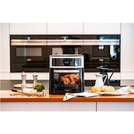 Adler | AD 6309 | Airfryer Oven | Moc 1700 W | Pojemność 13 L | Stal nierdzewna/czarny