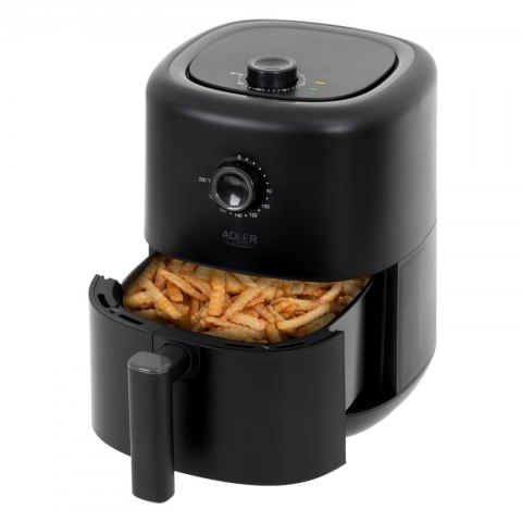 Adler | AD 6310 | Airfryer | Moc 2200 W | Pojemność 3 L | Technologia cyrkulacji gorącego powietrza | Czarny