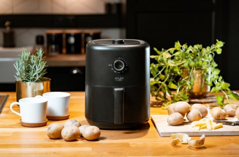 Adler | AD 6310 | Airfryer | Moc 2200 W | Pojemność 3 L | Technologia cyrkulacji gorącego powietrza | Czarny