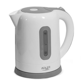 Adler | Czajniki | AD 1234 | Czajnik standardowy | 2200 W | 1,7 L | Plastik | Podstawa obrotowa 360° | Biały