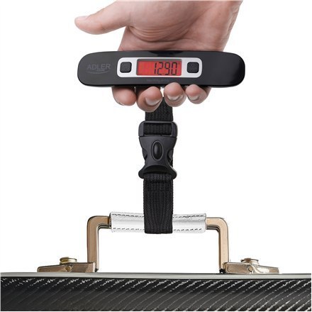 Adler | Travel Luggage Scale | AD 8190 | Maksymalna waga (udźwig) 50 kg | Dokładność 10 g | Czarny