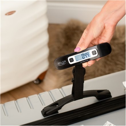 Adler | Travel Luggage Scale | AD 8190 | Maksymalna waga (udźwig) 50 kg | Dokładność 10 g | Czarny