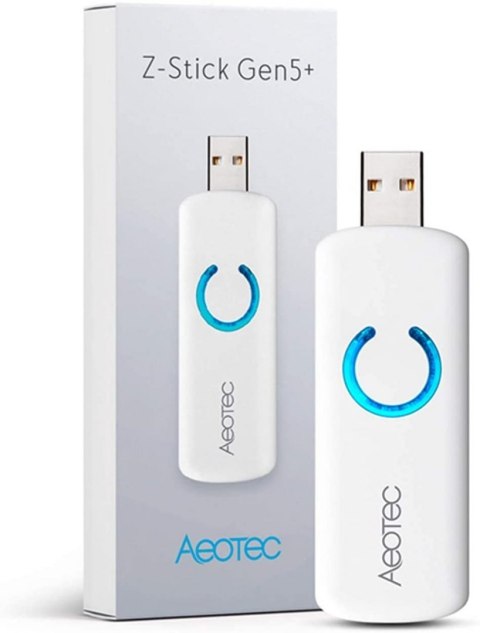 Aeotec Z-Stick - Adapter USB z baterią Gen5+, Z-Wave Plus AEOTEC | Gen5+ | Z-Stick - Adapter USB z baterią | Biały