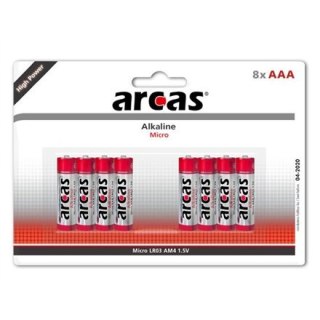 Arcas | AAA/LR03 | Alkaline | 8 szt.