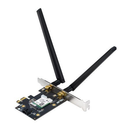 Asus | Adapter Wi-Fi, Tri-Band, Adapter Wi-Fi 6E | PCE-AXE5400 | 802.11ax | 574/2402/2042 Mbit/s | Mbit/s | Porty Ethernet LAN (