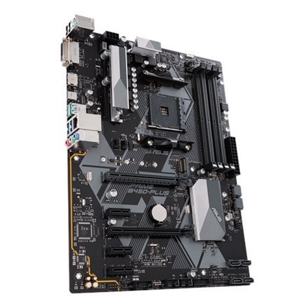 Asus | PRIME B450-PLUS | Rodzina procesorów AMD | Gniazdo procesora AM4 | Gniazda pamięci 4 | Liczba złączy SATA 6 x SATA 6 Gb/s