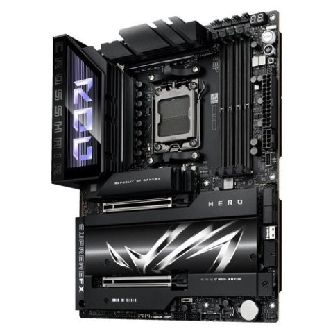 Asus ROG CROSSHAIR X870E HERO | Processor family AMD | Processor socket AM5 | DDR5 | Supported hard disk drive interfaces SATA,