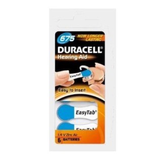 Baterie cynkowe Duracell A675/DA675/ZL675 - 6 szt. - Energia na najwyższym poziomie