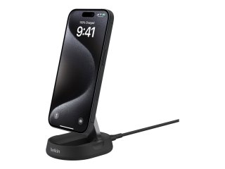 Belkin | Adjustable Wireless Magnetic Charging Station with Qi2 (15W) | WIA008vfBK