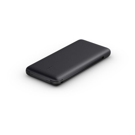 Belkin | BOOST CHARGE Plus Power Bank | 10000 mAh | Zintegrowane kable LTG i USB-C | Czarny