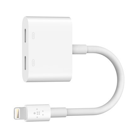 Belkin Kabel Lightning Audio + Ładowanie RockStar, 11,5 cm, Biały