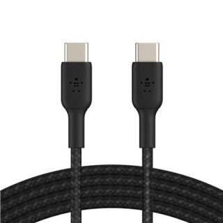 Belkin | Kabel USB-C | Męski | 24-pinowy USB-C | Męski | Czarny | 24-pinowy USB-C | 1 m