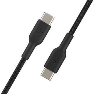 Belkin | Kabel USB-C | Męski | 24-pinowy USB-C | Męski | Czarny | 24-pinowy USB-C | 1 m