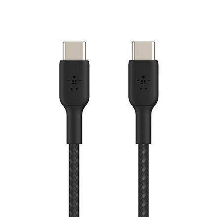 Belkin | Kabel USB-C | Męski | 24-pinowy USB-C | Męski | Czarny | 24-pinowy USB-C | 1 m