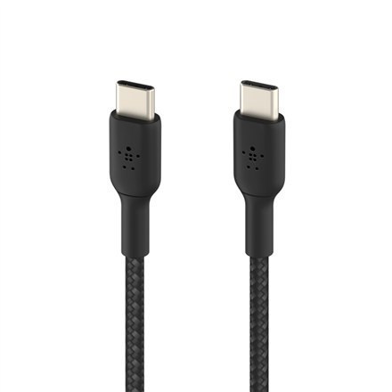 Belkin | Kabel USB-C | Męski | 24-pinowy USB-C | Męski | Czarny | 24-pinowy USB-C | 1 m