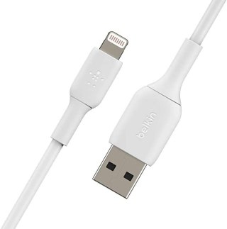 Belkin | Męski | 4-pinowy USB Typ A | Męski | Biały | Apple Lightning | 2 m