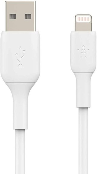 Belkin | Męski | 4-pinowy USB Typ A | Męski | Biały | Apple Lightning | 2 m