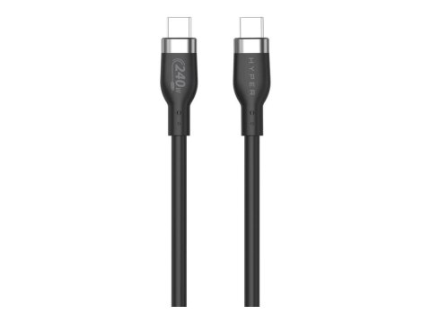 Black USB-C cable Male 24 pin USB-C 1 m Male 24 pin USB-C