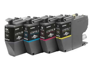 Black Yellow Cyan Magenta Ink cartridge 500 pages 421XL Brother LC