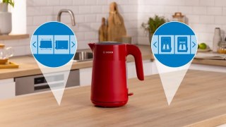 Bosch Kettle | TWK2M164 MyMoment | Electric | 2400 W | 1.7 L | Plastic | 360° rotational base | Red