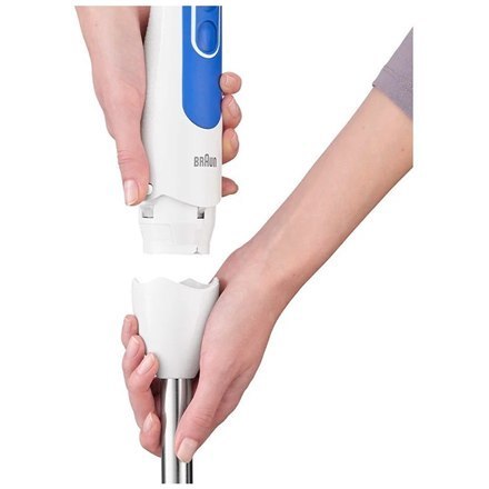 Braun Hand Blender MQ 3005 Immersyjny blender ręczny, 700 W, liczba prędkości 2, biały/niebieski