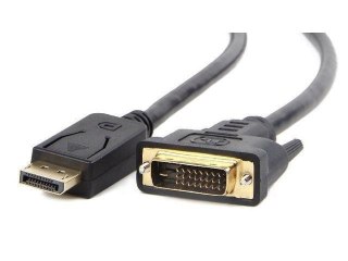 Cablexpert | CC-DPM-DVIM | Kabel DVI | Męski | 24+1 pin cyfrowy DVI | Męski | 20 pin DisplayPort | 1 m | Czarny