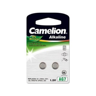 Camelion | AG7/LR57/LR926/395 | Alkaliczna bateria guzikowa | 2 szt.