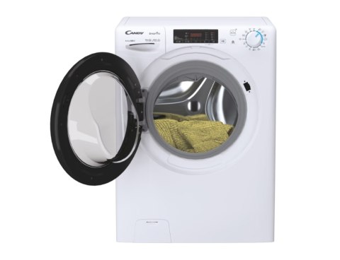 Candy Washing Machine with Dryer | CSHW4645TWB3/1-S | Energy efficiency class C/E | Front loading | Washing capacity 6 kg | 1400